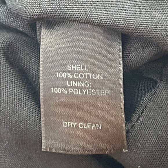 WHBM Black Sleeveless Cocktail Midi Dress Size 6 - Picture 4 of 4